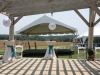 Band shell tent with stage