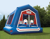bouncy clown face rental