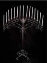 15 light arch silver candelabra